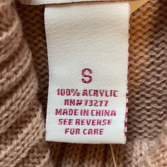 Pale Mauve/Soft Pink Cowl Neck Sweater Dress - Picture 8 of 9